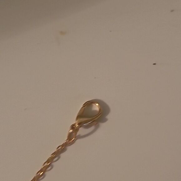 Delicate Gold Cross Bracelet - Picture 3 of 4